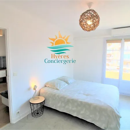 Апартаменты T3-Les Iles- Clim/Pk-Hyeres Centre -Plage 10Min *