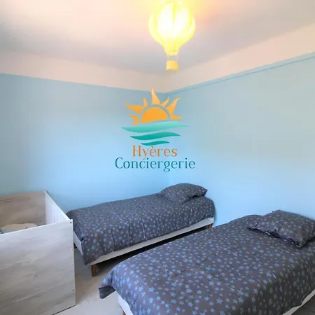 T3-Les Iles- Clim/Pk-Hyeres Centre -Plage 10Min Апартаменты